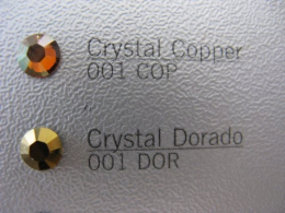 50 Swarovski Elements SS10 Crystal Copper