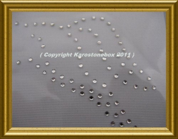 Strass Bild Springpferd 101215