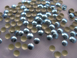 1440 Nailheads Bügelnieten 3mm Sky Blue