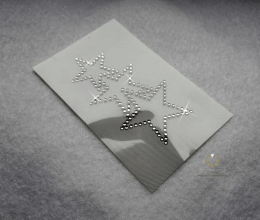 Hotfix Strass Bügelbild 3 - Sternchen Stern 120127 Farbwahl
