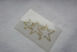 Hotfix Strass Bügelbild 3 - Sternchen Stern 120127 Farbwahl