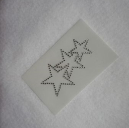 Hotfix Strass Bügelbild 3 - Sternchen Stern 120127 Farbwahl