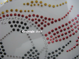 Strass Bügelbild Fußball Flammen Deutschland – Fan Motiv mit Studs 18 x 16 cm