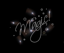 Hotfix Strass Bügelbild It’s Magic 120227 Crystal