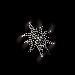 Hotfix Strass Edelweiss Bügelbild - Süßes kleines Motiv zum Aufbügeln 190823