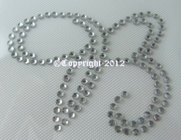 Strass Bügelbild Initialen Nr. 2 Buchstabe B 120503