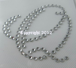 Strass Bügelbild Initialen Nr. 2 Buchstabe Q120503