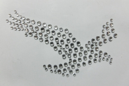 Strass Bügelbild - Adler 121210 Applikation Motiv