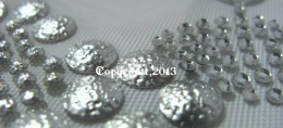 Bügelbild Strass Hund Pudel Pudelclub Crystal/Silber 130131