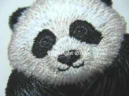 Patch Applikation Hotfix Bügelbild Panda Bär 15657-005