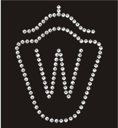 Strass Brandzeichen Westfale klein – Hotfix Bügelbild SS4