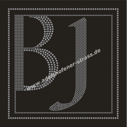 Strasslogo Beate Johnen Kosmetik – Beauty Logo aus Strass Referenz