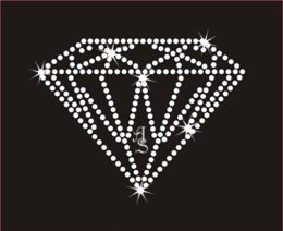 Hotfix Strass Bügelbild Diamant klein 210506