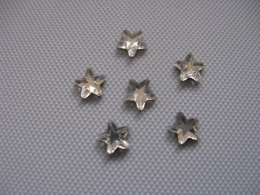 Hotfix Strass Formen 40 Stück Stern 7 x 7 mm