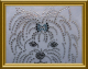 Strass Bügelbild Hund Yorki entzückender Yorkshire 100326-03dc