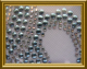 Strass Muschel Hellblau AB-Crystal 110615