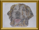 Bügelbild Strass Golden Retriever Goldy