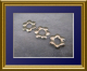 100 Hotfix Bügelnieten Nailheads Form Blüte Gold