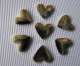 100 Hotfix Bügelnieten Nailheads Form Herz Gold 6mm