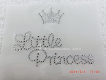 Strass Bügelbild Little Princess – Hotfix Strassmotiv