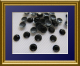1440 Studs 2 mm Schwarz