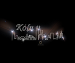 Strass Bügelbild Skyline Köln groß – Karneval Hotfix Motiv Crystal