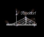Hotfix Strass Bügelbild „Düsseldorf Skyline“