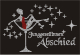 Strass BügelBild Junggesellinnenabschied m.Sternen 120404