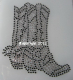 Strass Bügelbild Cowboy Boots Linedance 120605 – Country Motiv 11 x 9,5 cm