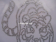 Hotfix Strass Bügelbild Tiger Katze 111219 crystal