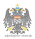 Strass Bügelbild Kölner Adler klein – Karneval Hotfix Motiv 111013-03sc