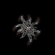 Hotfix Strass Edelweiss Bügelbild - Süßes kleines Motiv zum Aufbügeln 190823