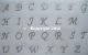 Strass Applikationen Alphabeth komplett A-Z Strass Buchstaben 121205