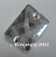 Strasssteine aufnähen Rechteck 16 x 13 mm