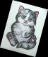 Applikation Hotfix Bügelbild Katze Kätzchen A 15570-001
