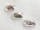 Strasssteine Aufnähsteine Rechteck ca. 14 x 9 mm AB-Crystal