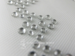 Strass Bügelbild Borte Ranke – Hotfix Strass-Applikation 27 × 2 cm Crystal oder AB