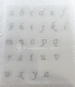 Hotfix Strass Bügelbild Klein - Buchstabe Initiale Nr.3 komplett A-Z 121205