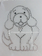 Hotfix Strass Bügelbild Kleiner Hund Strass Crystal 131115