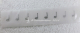 Strass Borte aus 1/4 Noten Crystal 140112