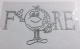Hotfix Strass Bügelbild Golf  FORE  190101