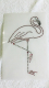 Strass Bügelbild Applikation Flamingo Strass 190517