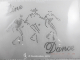 Strass Bügelbild Applikation Motiv LINE DANCE Western Country Crystal 140322