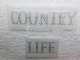 Strass Bügelbild Country Life Schriftzug 110902 – Western Motiv 19 x 9 cm