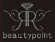 Strasslogo für das Kosmetikstudio Rosamillia Beautypoint