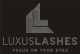 Strasslogo „Luxux Lashes“ – exklusives Beauty-Design zum Aufbügeln