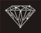 Hotfix Strass Bügelbild Diamant klein 210506