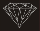Hotfix Stass Bügelbild Diamant groß 210506