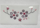 Hotfix Strass Bügelbild Strassmotiv Kl. Blüten Ranke Purple 110521