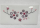 Hotfix Strass Bügelbild Strassmotiv Kl. Blüten Ranke Purple 110521